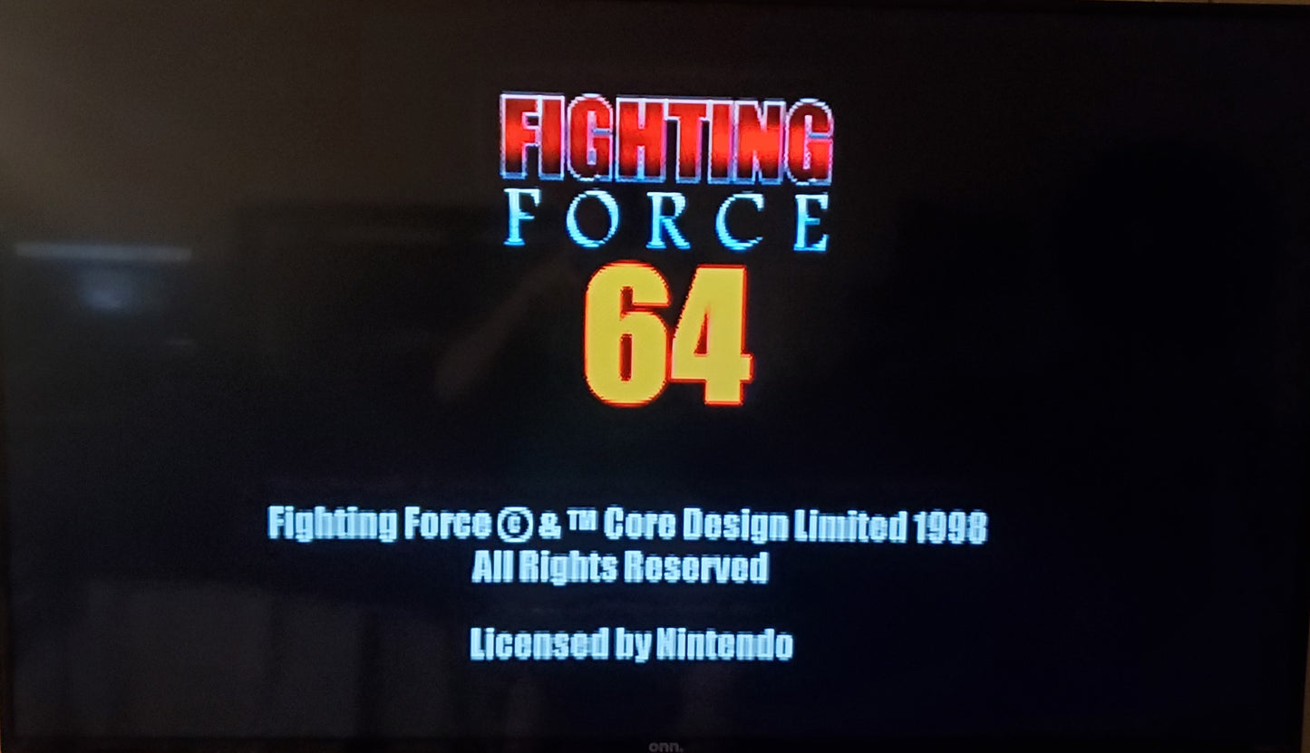 Fighting Force 64 N64 Nintendo 64 Video Game Cartridge 1999