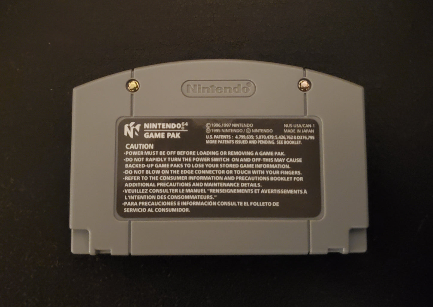 F-Zero X N64 Nintendo 64 Video Game Cartridge 1998