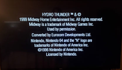 Hydro Thunder N64 Nintendo 64 Video Game Cartridge 1999