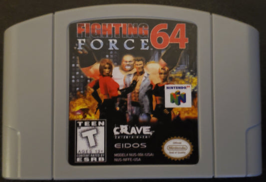 Fighting Force 64 N64 Nintendo 64 Video Game Cartridge 1999