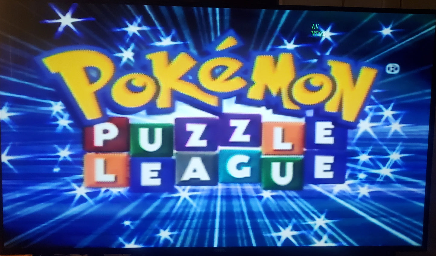 Pokemon Puzzle League N64 Nintendo 64 Video Game Cartridge 2000