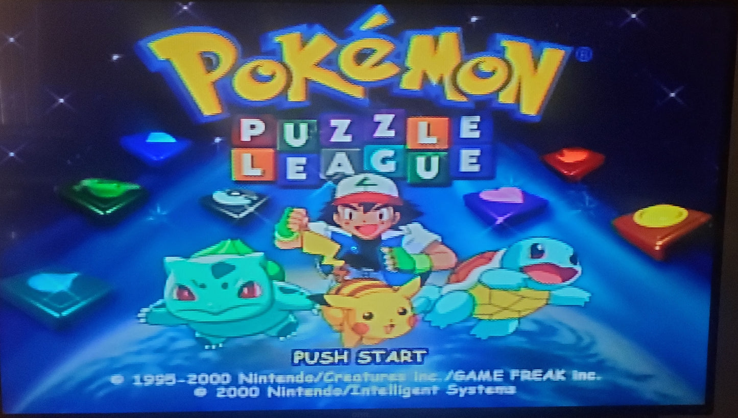 Pokemon Puzzle League N64 Nintendo 64 Video Game Cartridge 2000