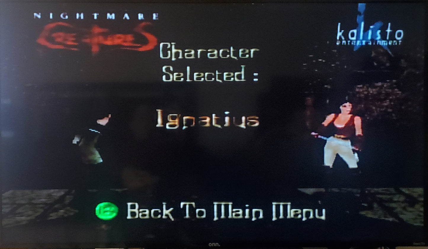 Nightmare Creatures N64 Nintendo 64 Video Game Cartridge 1997