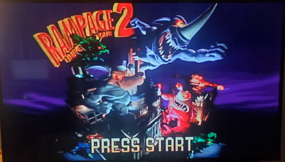 Rampage 2: Universal Tour N64 Nintendo 64 Video Game Cartridge 1999