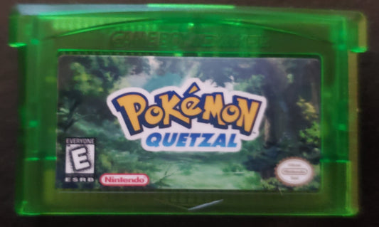 Pokemon Quetzal GBA ROM Hack Video Game Custom Gameboy Advance