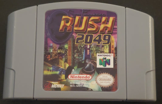 San Francisco Rush 2049 N64 Nintendo 64 Video Game Cartridge 1999