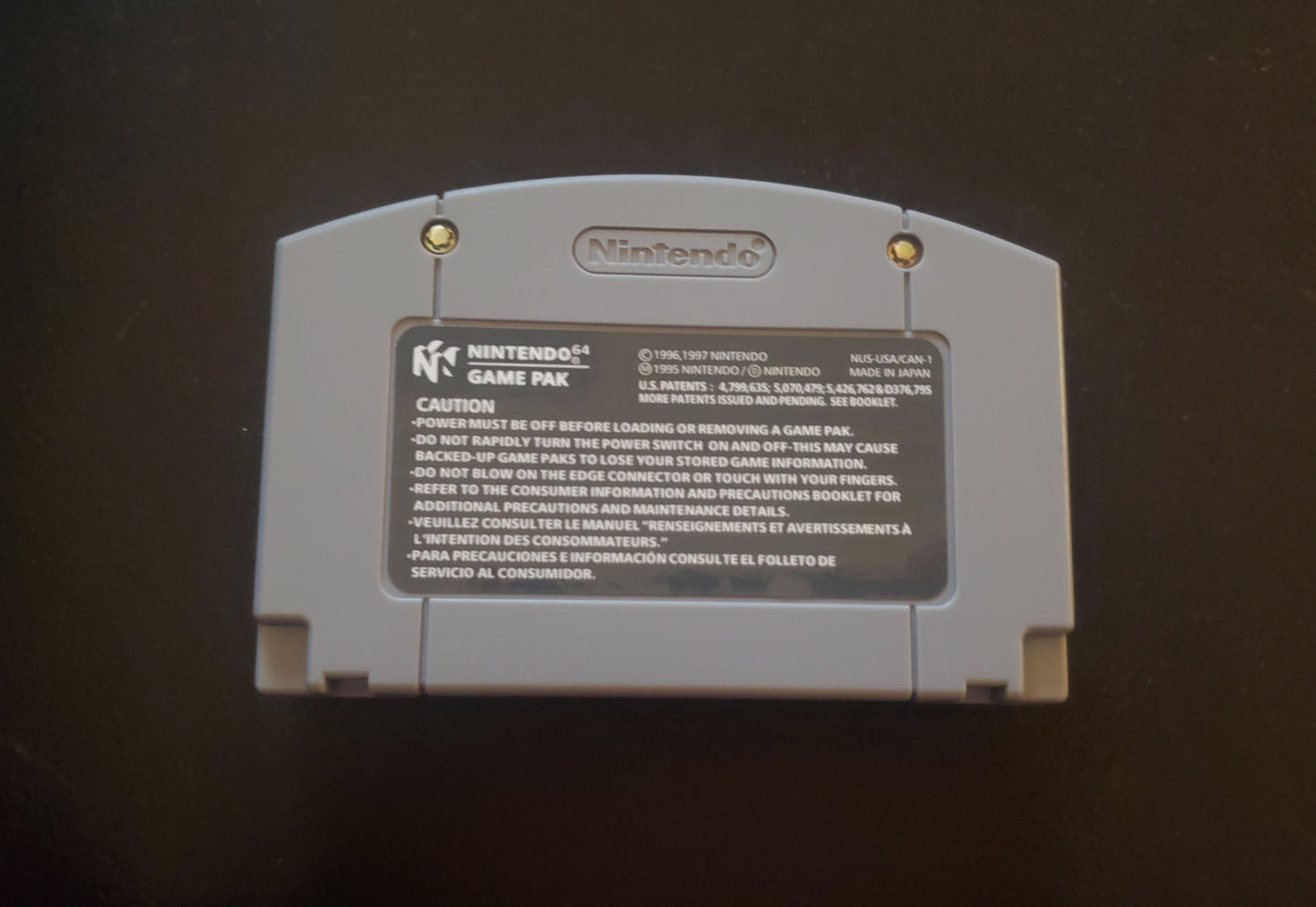 Mortal Kombat 4 N64 Nintendo 64 Video Game Cartridge 1997