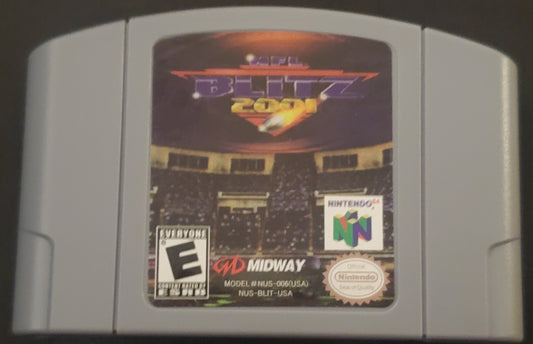 NFL Blitz 2001 N64 Nintendo 64 Video Game Cartridge 2000