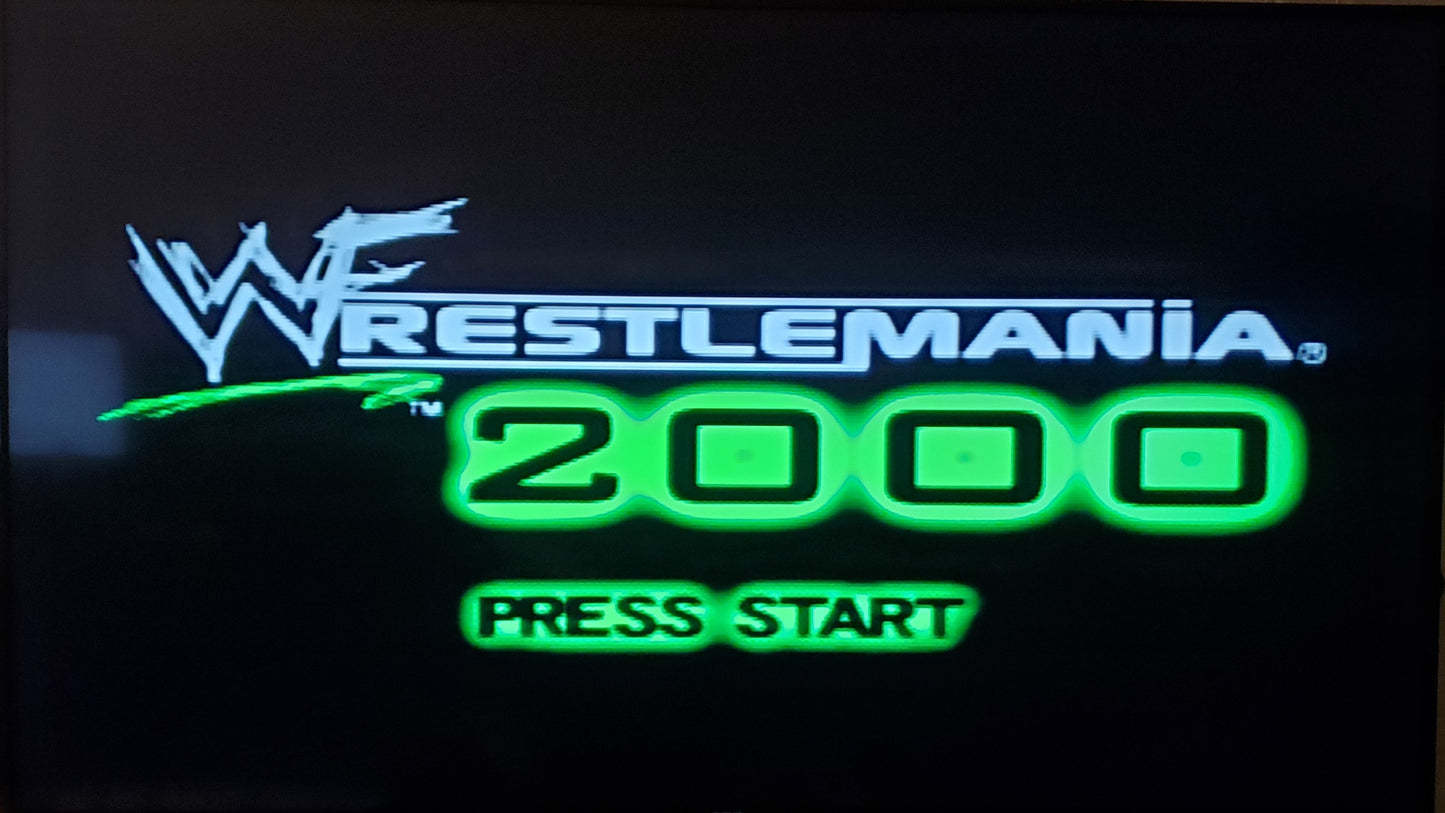 Wrestlemania 2000 N64 Nintendo 64 Video Game Cartridge 1999