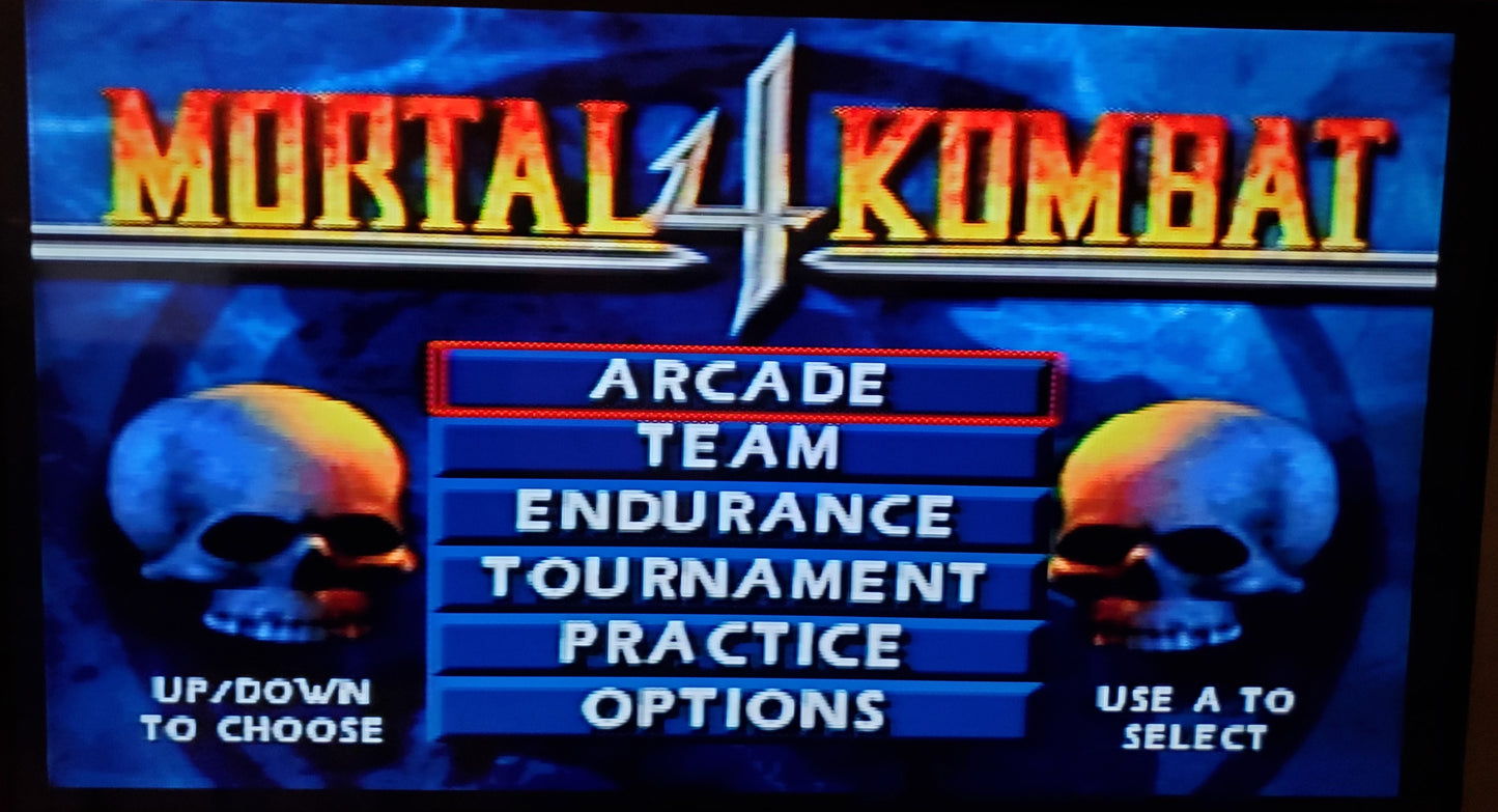 Mortal Kombat 4 N64 Nintendo 64 Video Game Cartridge 1997