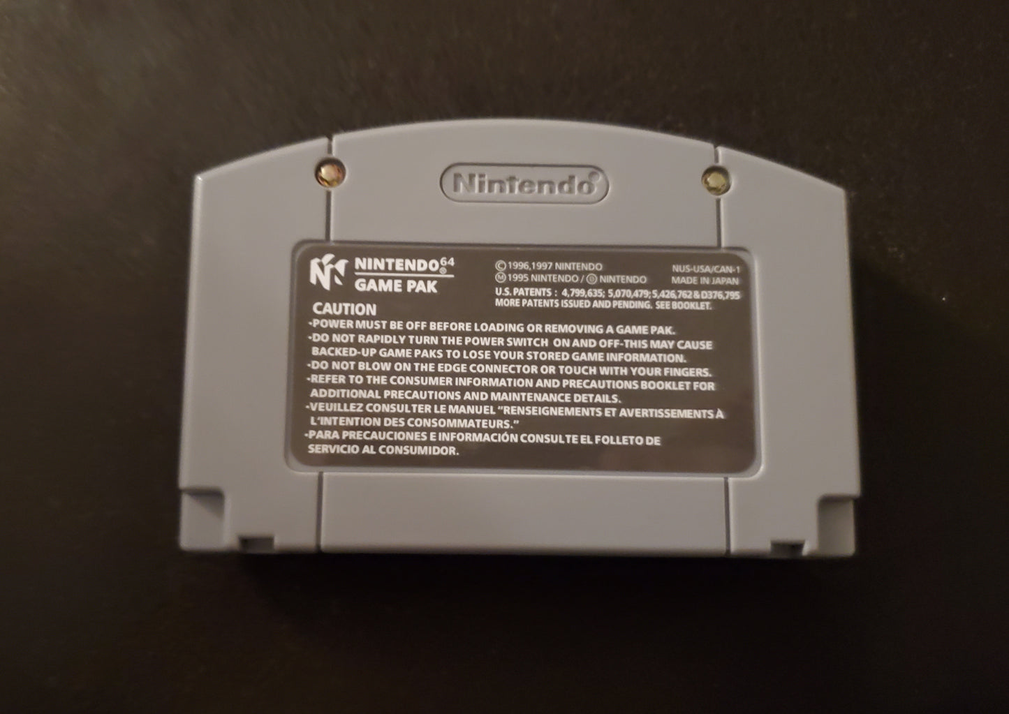 Mischief Makers N64 Nintendo 64 Video Game Cartridge 1997