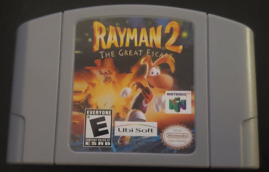 Rayman 2: The Great Escape N64 Nintendo 64 Video Game Cartridge 1999