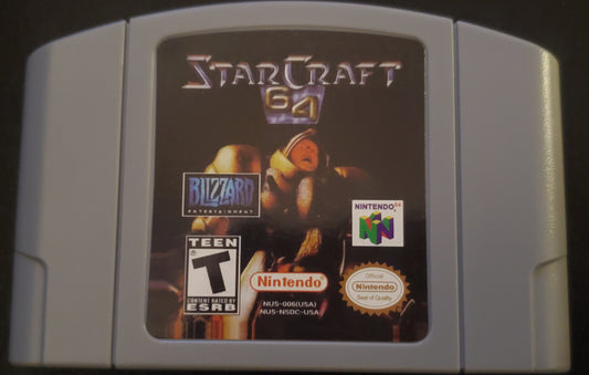 Starcraft 64 N64 Nintendo 64 Video Game Cartridge 2000