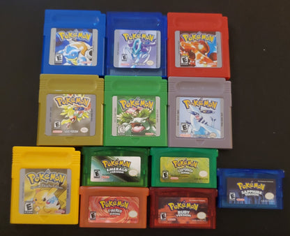 GBC Video Game Cartridge Collection Nintendo Gameboy Color
