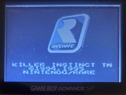 Killer Instinct Gameboy GB Video Game Catridge 1995