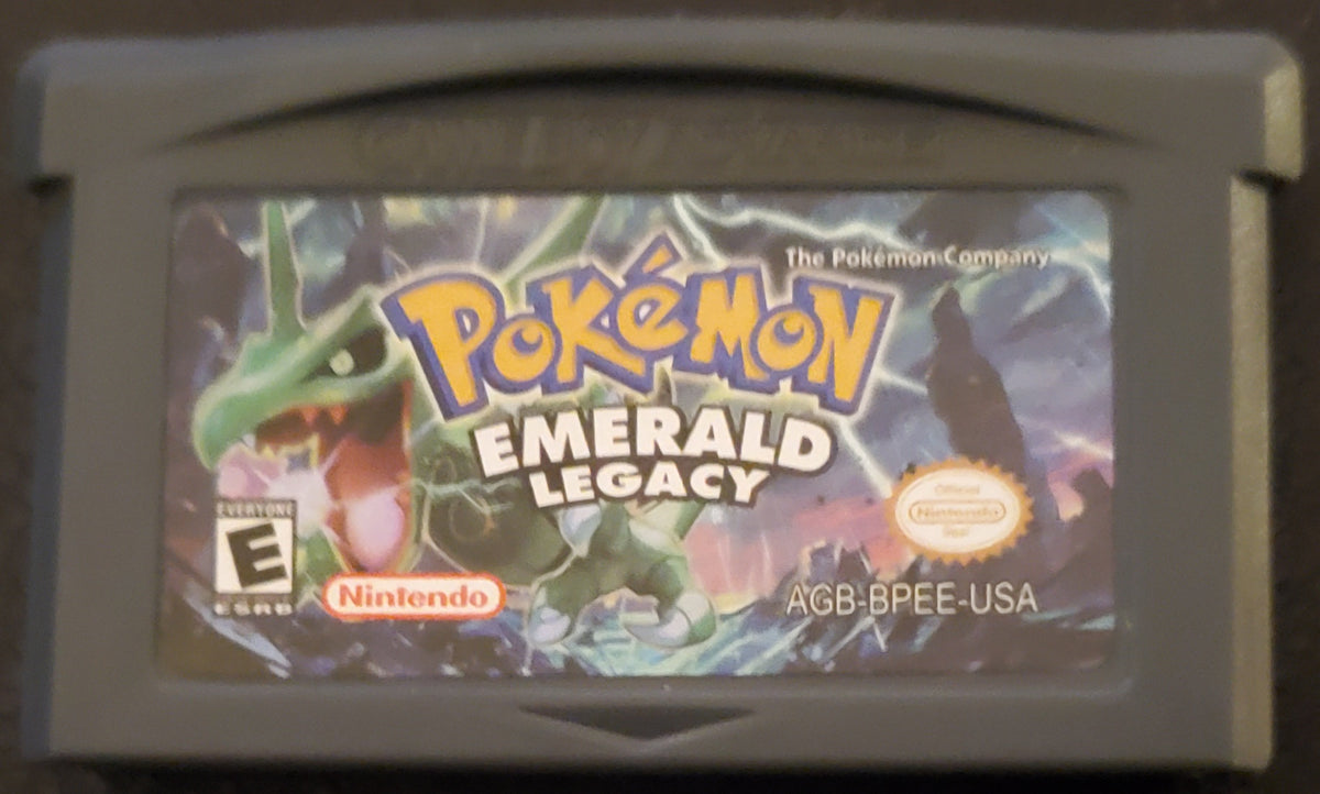 Pokemon ROM Hacks GBA Video Game Cartridges Custom Gameboy Advance