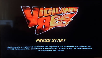 Vigilante 8 N64 Nintendo 64 Video Game Cartridge 1998