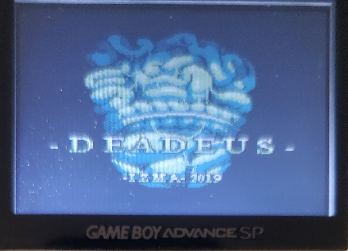 Deadeus Gameboy GB Video Game Catridge 2019 Home Brew