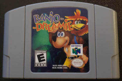 Banjo Dreamie N64 Nintendo 64 Video Game Cartridge