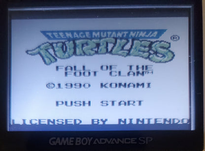 TMNT Fall Of The Foot Clan GB Video Game Catridge Gameboy 1990