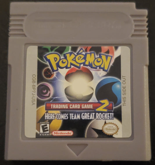 Pokemon Trading Card Game 2 Gameboy Color GBC Video Game Catridge 2001