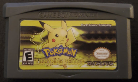 Pokemon Lightning Yellow GBA Pokemon ROM Hack Game Boy Advance