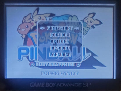Pokemon Pinball Ruby & Sapphire GBA Pokemon ROM Hack Game Boy Advance