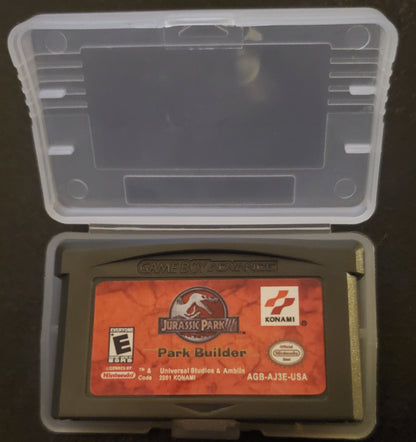 Jurassic Park 3 Park Builder GBA Video Game Boy Advance 2001
