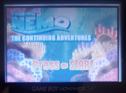 The Incredibles and Finding Nemo GBA Video Game Boy Advance 2007