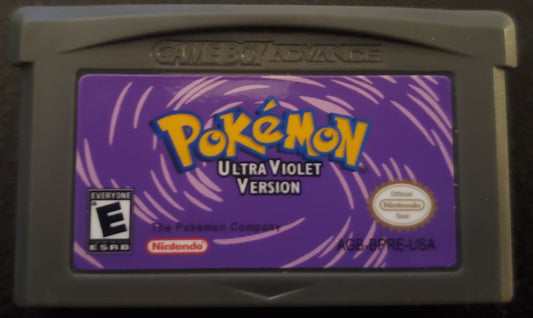 Pokemon UltraViolet GBA ROM Hack Video Game Custom Gameboy Advance