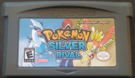 Pokemon Silver Rival GBA ROM Hack Video Game Boy Advance