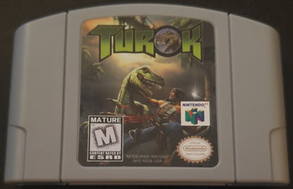 Turok 1 Dinousar Hunter N64 Nintendo 64 Video Game Cartridge 1997