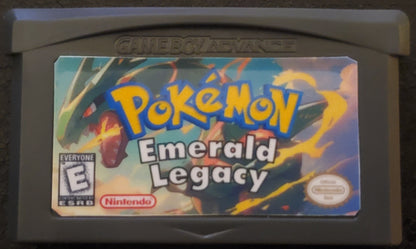 Pokemon Emerald Legacy GBA Pokemon ROM Hack Video Game Boy Advance