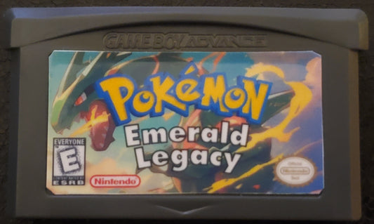 Pokemon Emerald Legacy GBA Pokemon ROM Hack Video Game Boy Advance