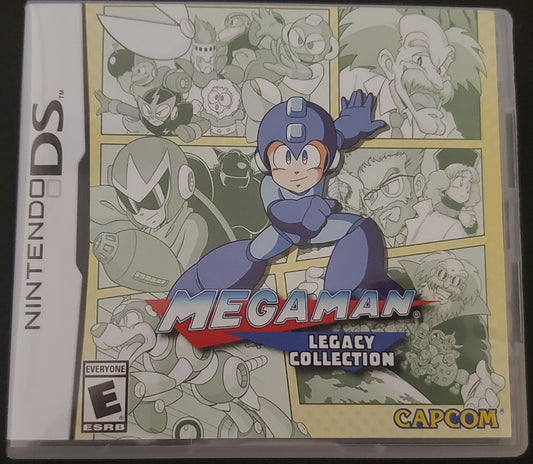 Mega Man Legacy Collection NDS Video Game Nintendo DS with Box 39 in 1