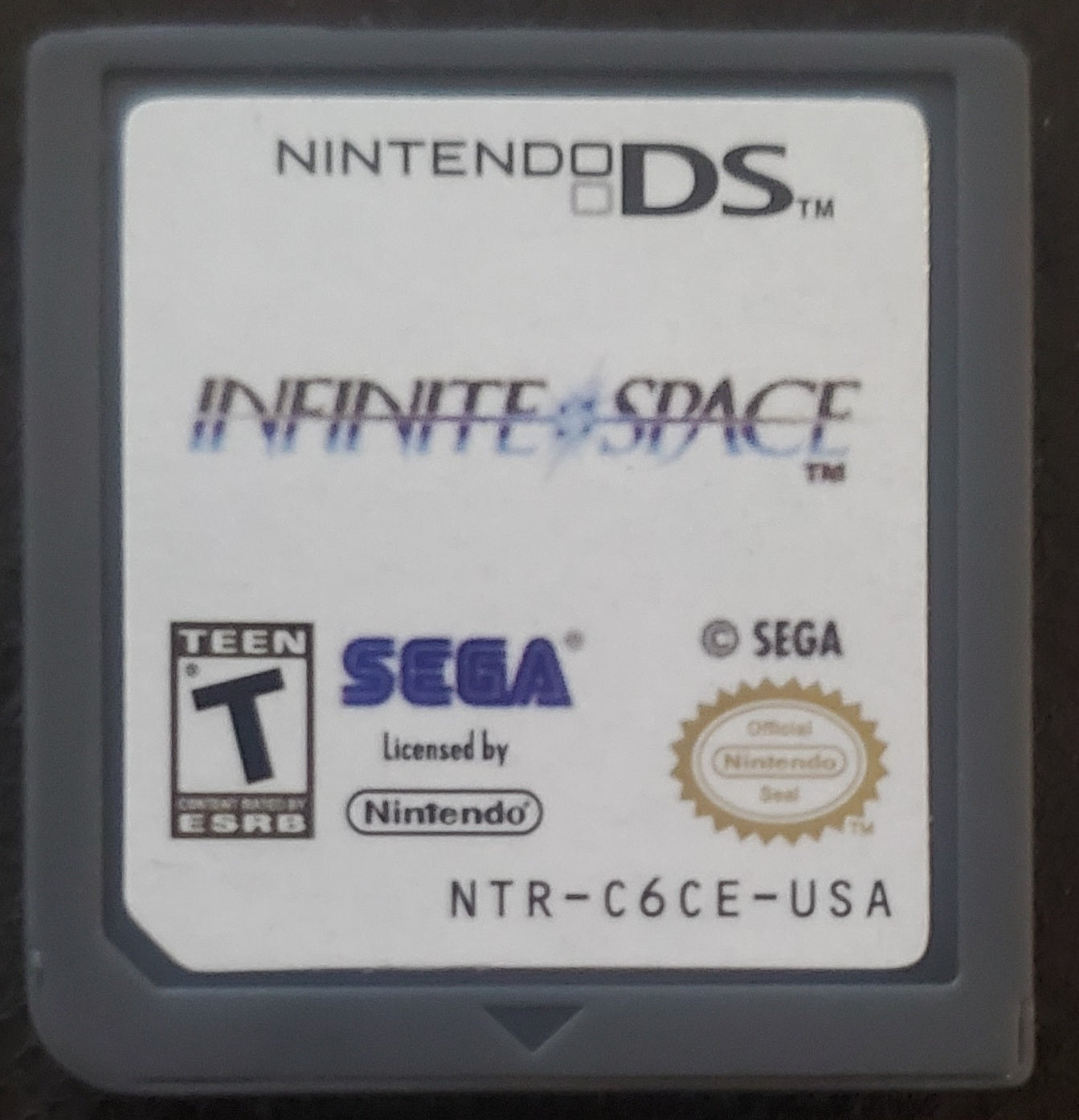 Infinite Space DS Video Game Cartridge Nintendo DS 2010