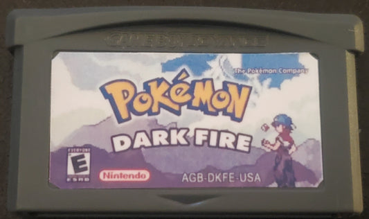 Pokemon Dark Fire GBA ROM Hack Video Game Boy Advance