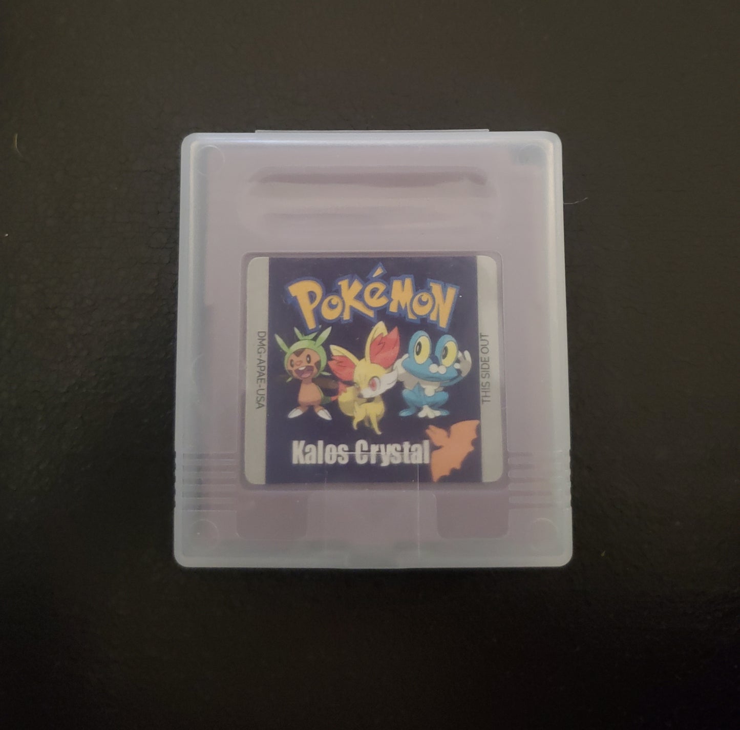 Pokemon Kalos Crystal GBC Video Game Gameboy Color ROM Hack
