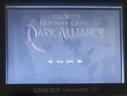 Baldur's Gate Dark Alliance GBA Video Game Boy Advance 2004 Nintendo
