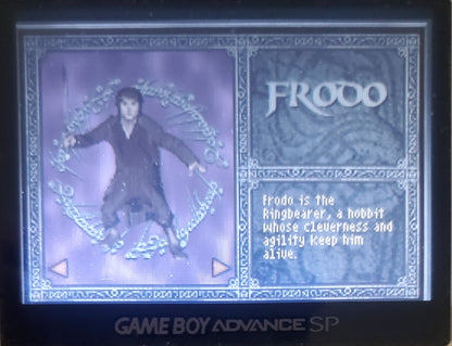 Lord of the Rings The Two Towers GBA Video Game Boy Advance 2002