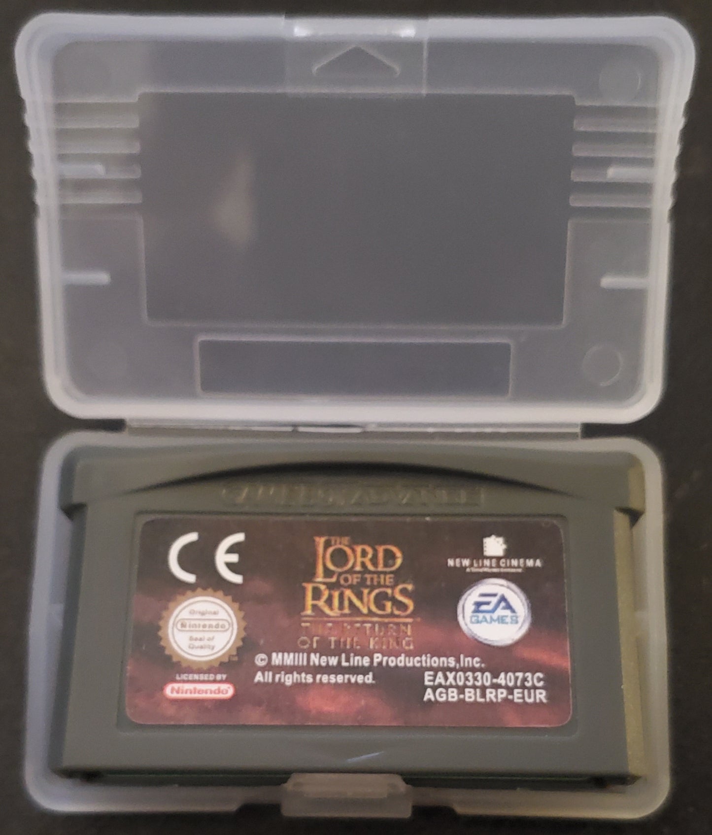 Lord of the Rings The Return of the King GBA Video Game Boy Advance 2003 EUR