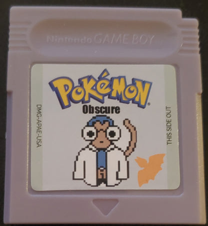 Pokemon Obscure GBC Video Game Gameboy Color ROM Hack