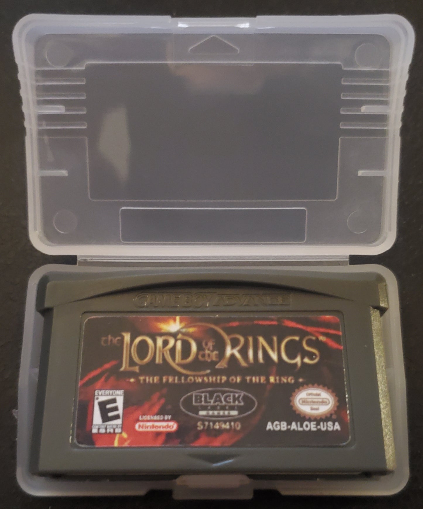 Lord of the Rings Fellowship of the Ring GBA Video Game Boy Advance