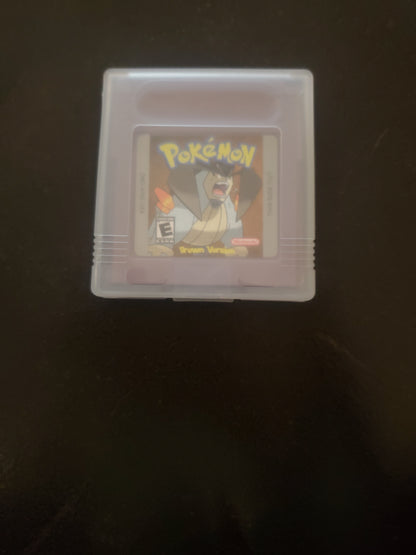 Pokemon Brown GBC ROM Hack Video Game Custom Gameboy Color