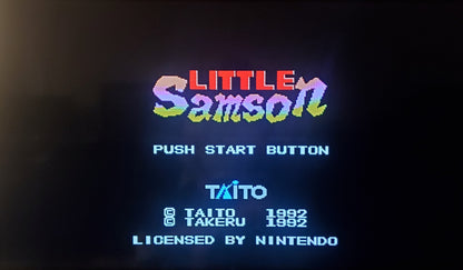 Little Samson NES Video Game Nintendo Entertainment System 1992