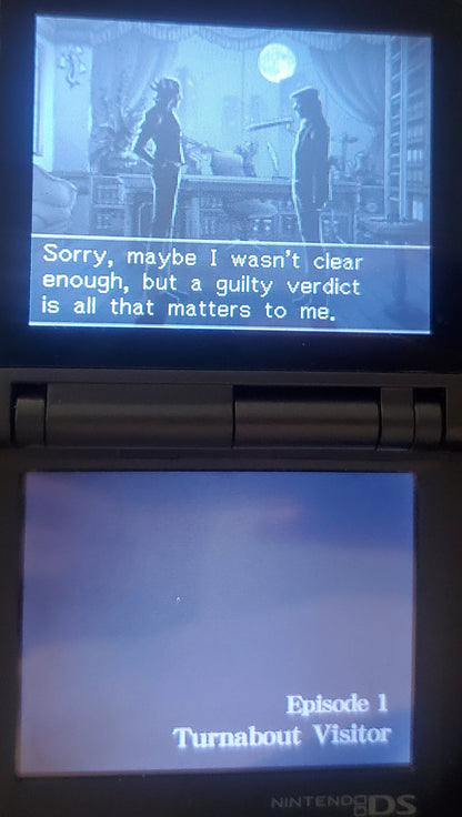 Ace Attorney Investigations Miles Edgeworth NDS Video Game Nintendo DS