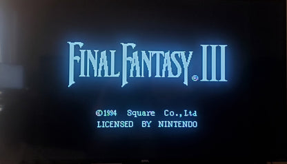 Final Fantasy 3 SNES Video Game Cartridge Super Nintendo 1994