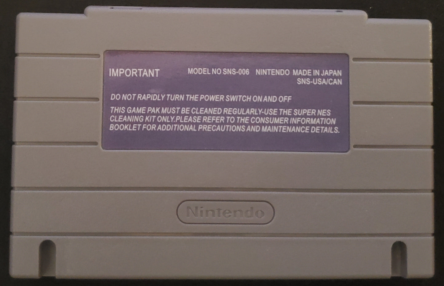 Ultimate Mortal Kombat 3 SNES Video Game Cartridge Super Nintendo 1995