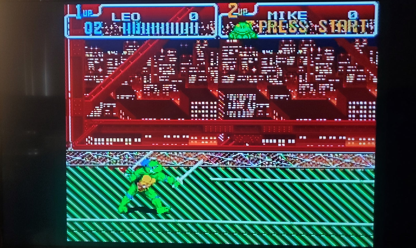TMNT 4 Turtles in Time SNES Video Game Super Nintendo Ninja Turtles