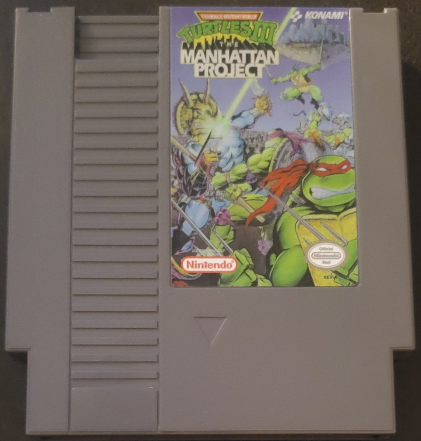 TMNT 3 NES Video Game Cartidge Nintendo Entertainment System